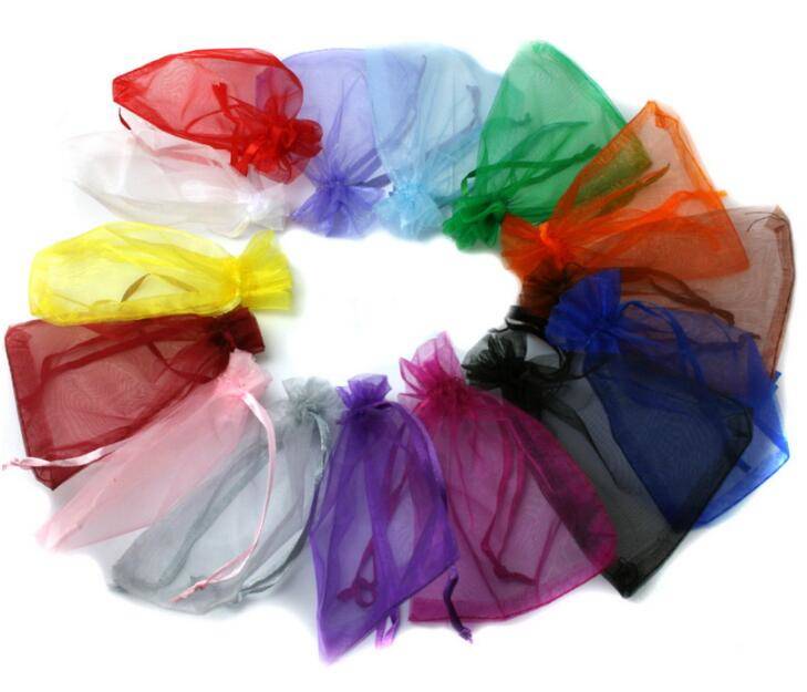 Lace Organza Favor Bags Michaels Sheer Organza Drawstring Pouches