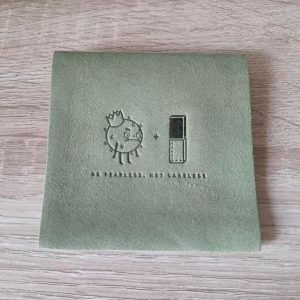 microfiber folded pouch